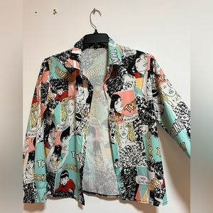 Cartoon dress shirt
